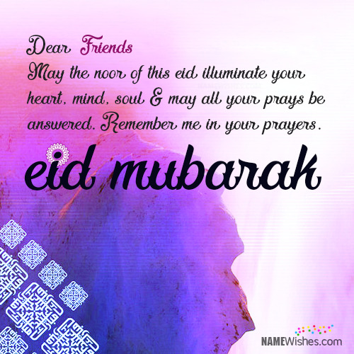 Eid mubarak Friends