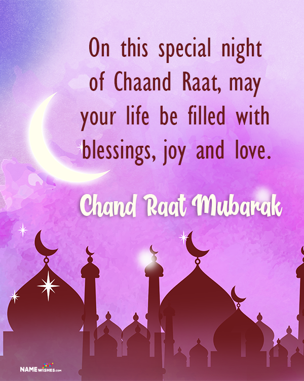 Eid Chand Raat Wishes Message and Quotes