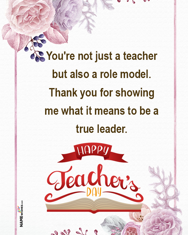 Teachers Day Wishes from Students In English