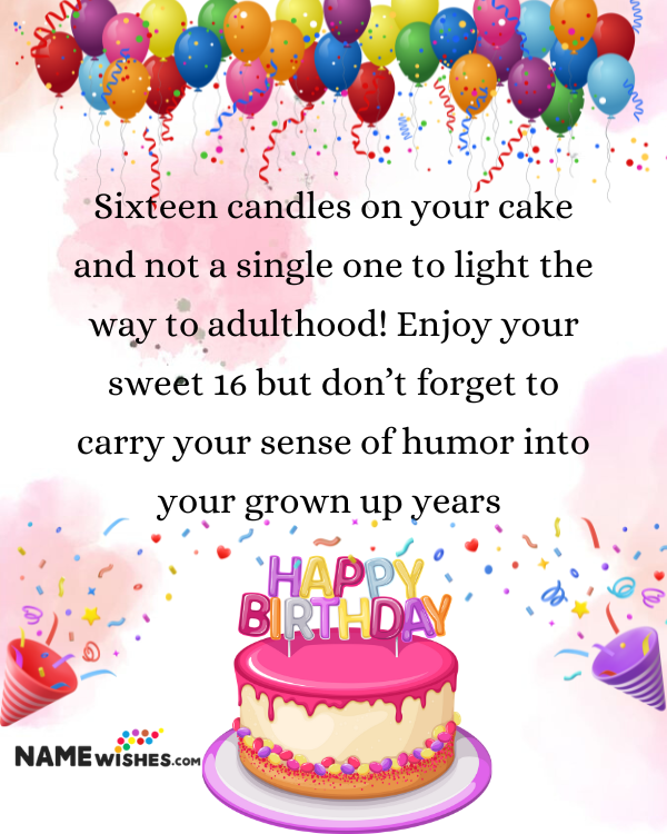 16th Birthday Wishes, Birthday Images and Videos - NameWishes