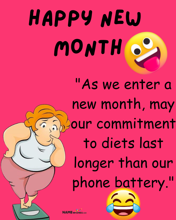 funny new month qquotes