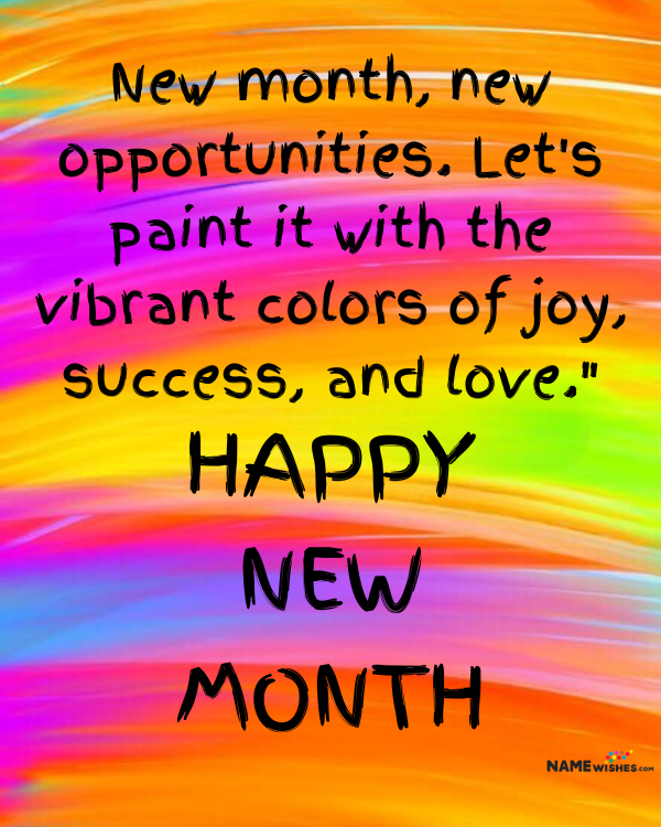 Inspirational New Month Quotes And Prayers Namewishes