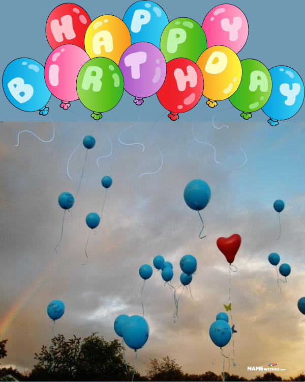 wish balloons release on 6 months birthday