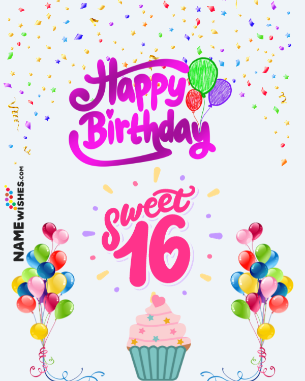 heartfelt wishes on 16th birthday
