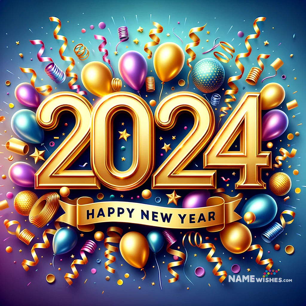 Happy New Year 2024 Wishes, Images & Videos NameWishes