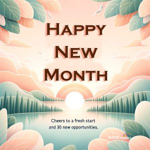 Happy New Month Prayers, New Month Messages