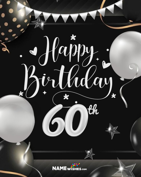 60th birthday wishes image