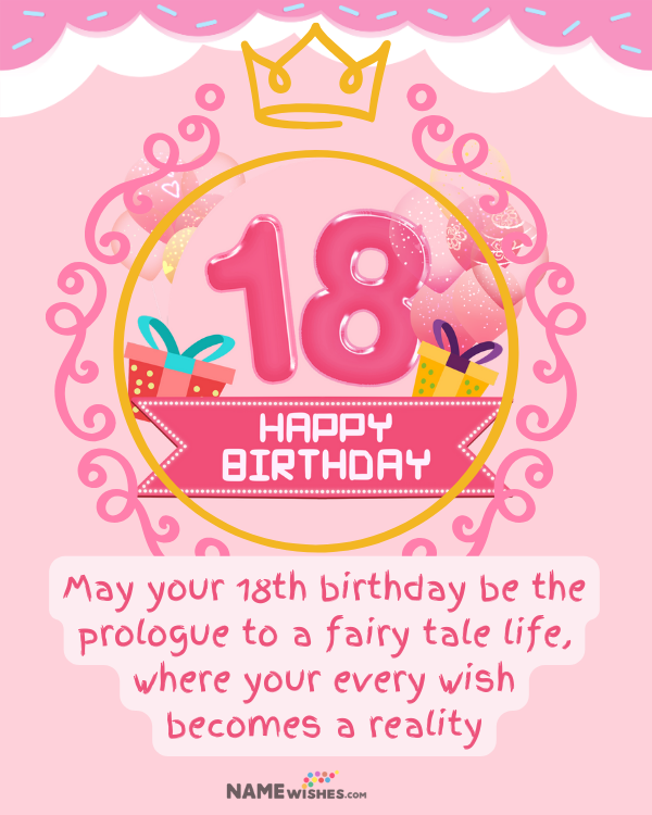 happy 18th birthday wishes image
