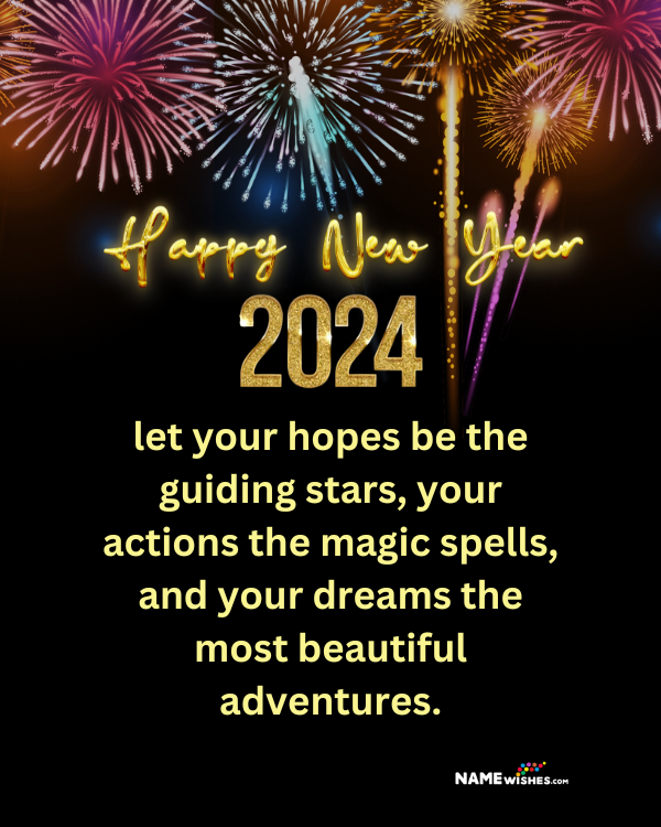 happy new year magical wish
