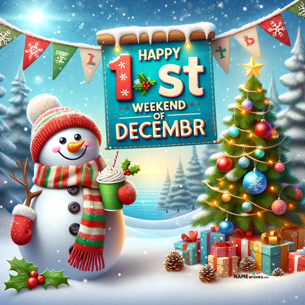 Happy 1st Weekend of December