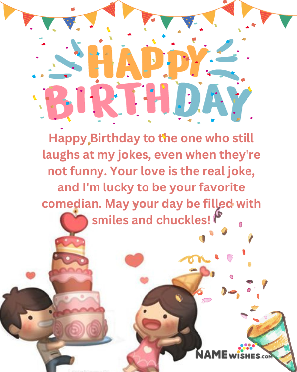 funny birthday wish for girlfriend