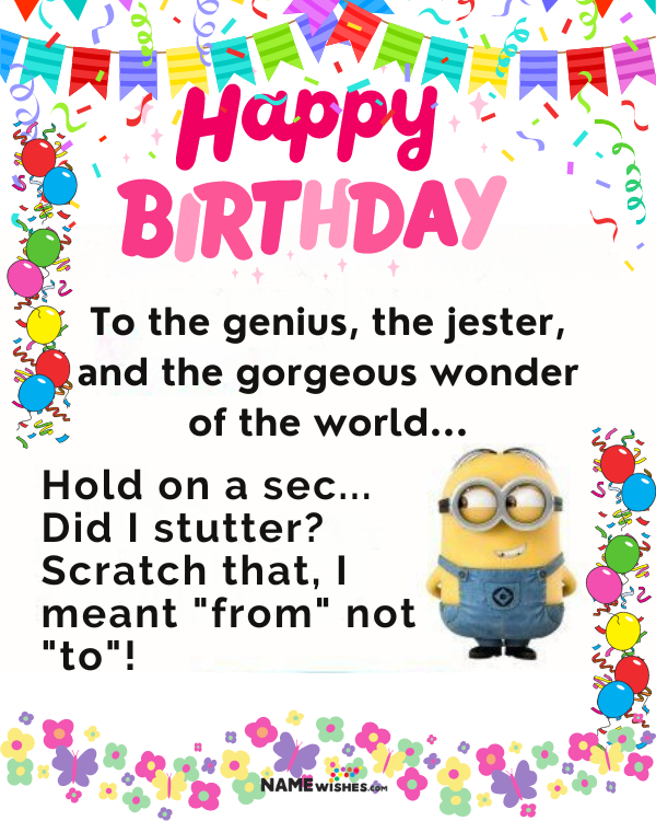 funny birthday wishes