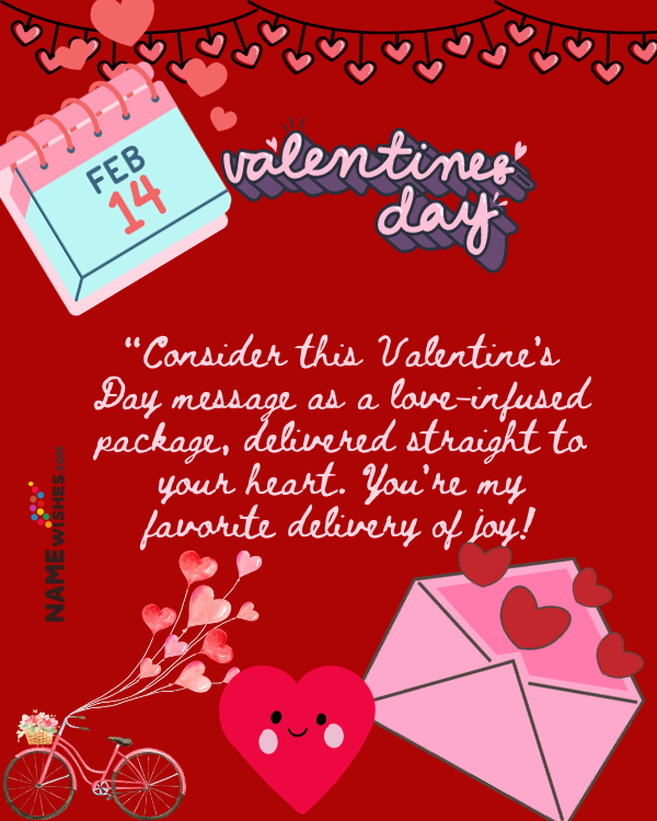 valentine day wish with love