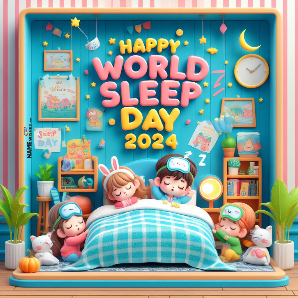 Happy World Sleep Day 2024 Images Free Online HD Download