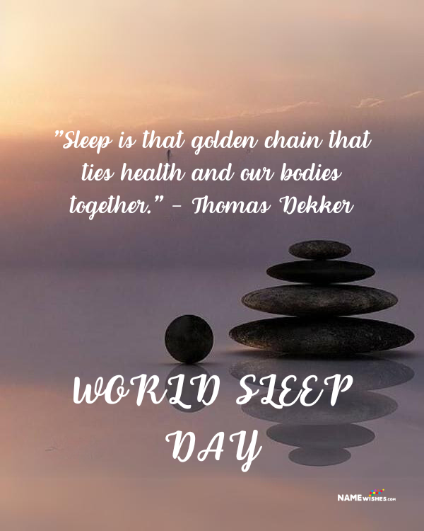 world sleep day quote
