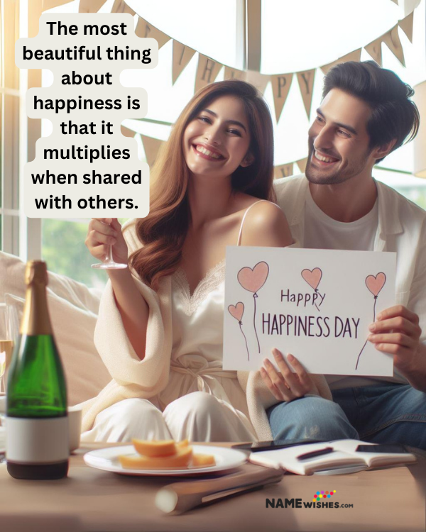 International Happiness Day quote