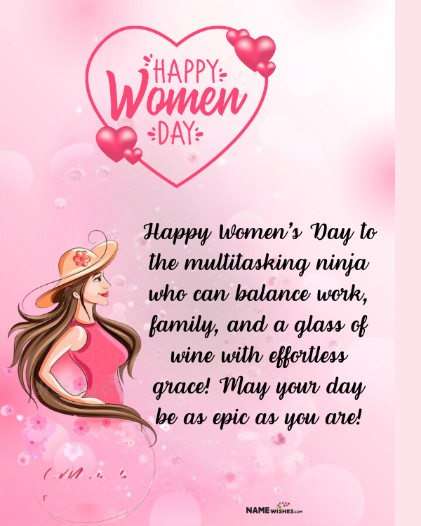 funny women day wishes