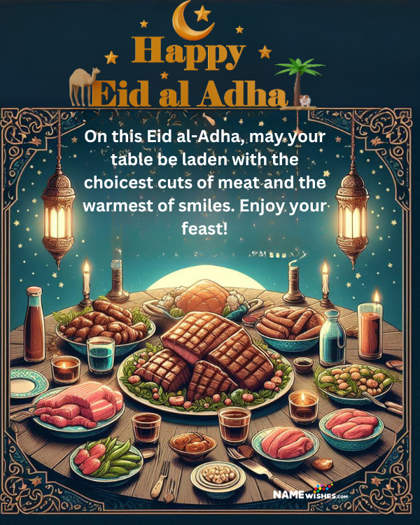 meaty wishes on eid al adha 