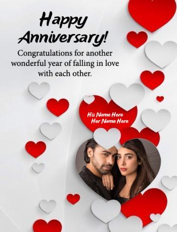 Happy Anniversary Images With Name And Photo