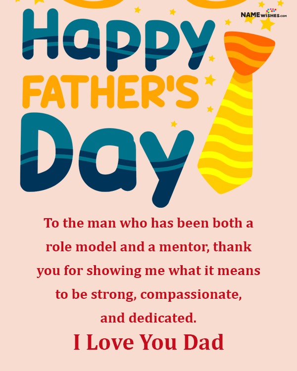 Father's Day Wishes With Name and Photo From Children