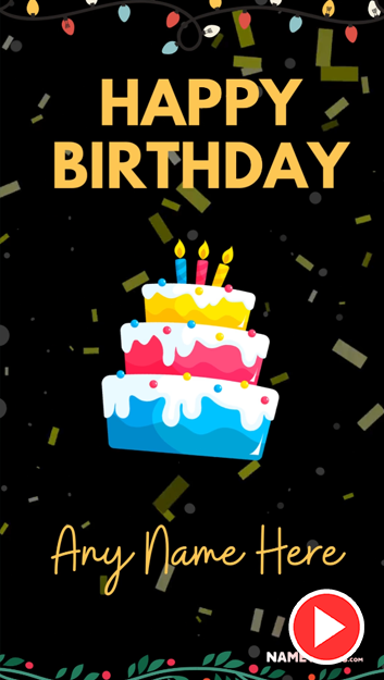 Personalized WhatsApp Birthday Status - Add Names to Make it Special