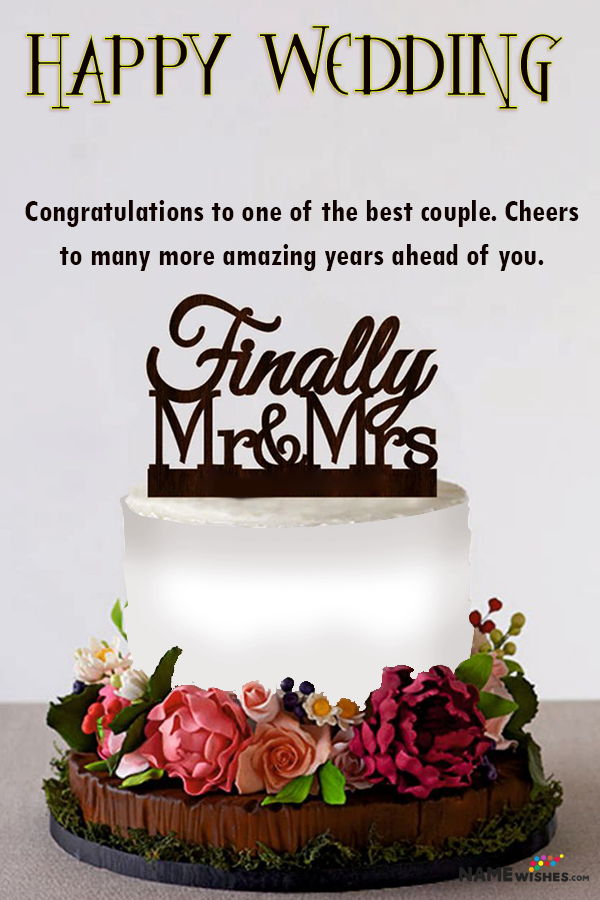 Wedding Wishes Cake SuperShape