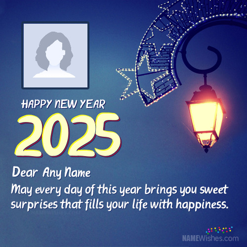 Happy New Year 2022 Name Photo