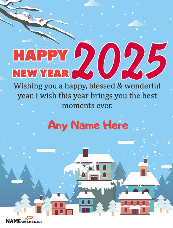 2023 New Year Wish With Your Name Online Edit