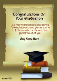 Graduation Congratulation Photo Frame Free Edit Online For Friends