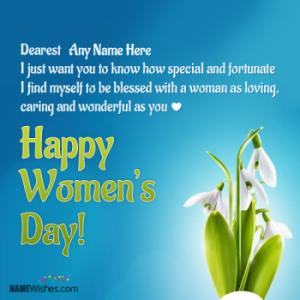 Awesome Happy Womens Day Wishes With Name