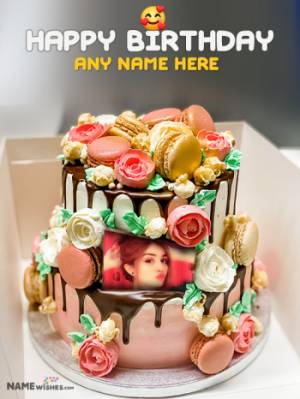 Birthday Cake With Name And Photo Edit Free