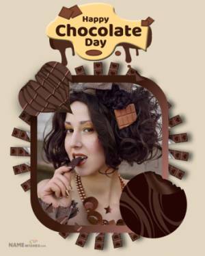Cadbury Chocolate Day Photo Frame Wishes For Everyone