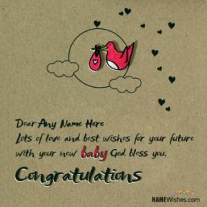 Congratulations Wishes On New Baby With Name