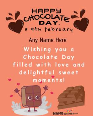 Customize Your Chocolate Day Greetings with Love