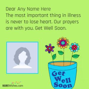 Get Well Soon Images With Name Writing Option