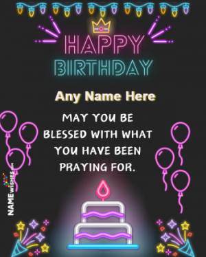 Glowing Happy Birthday Wishes For Friend Edit Online