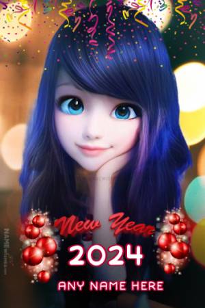 Happy New Year Wishes With Name and Photo 2023