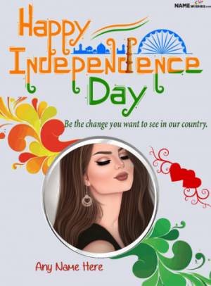 India WhatsApp Independence Day Images With Name