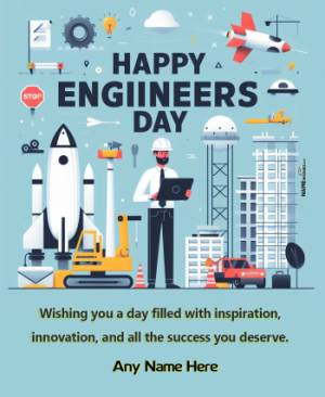 Innovative Greetings for Happy Engineers Day