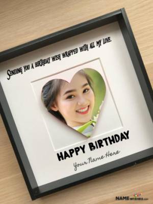Personalized Birthday Frame with Photo and Name