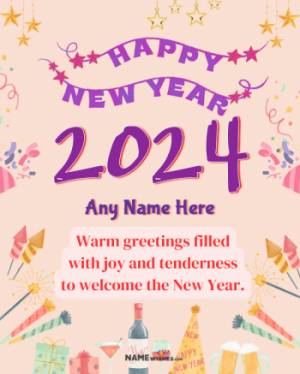 Stunning Happy New Year Images with Personalized Names