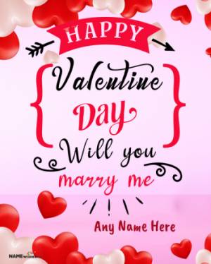 Will You Marry Me Happy Propose Day Frame
