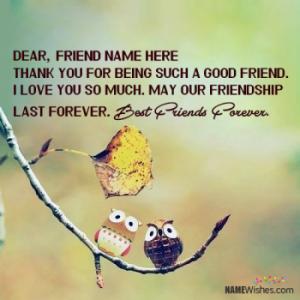 Write Your Name on Friendship Quotes
