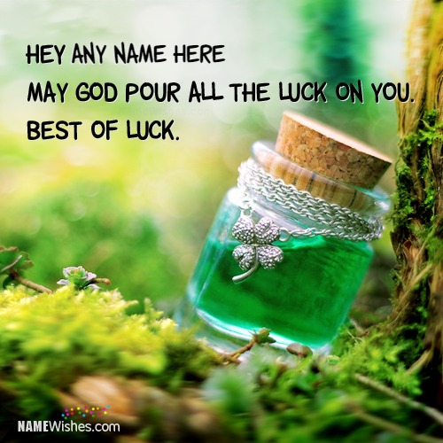 Beautiful Good Luck Quotes With Name