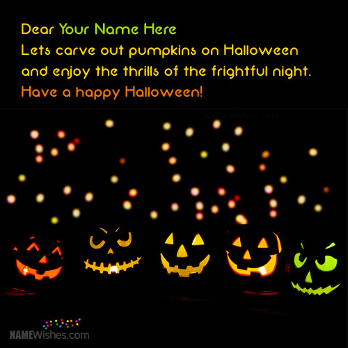 Best Halloween Wishes With Name