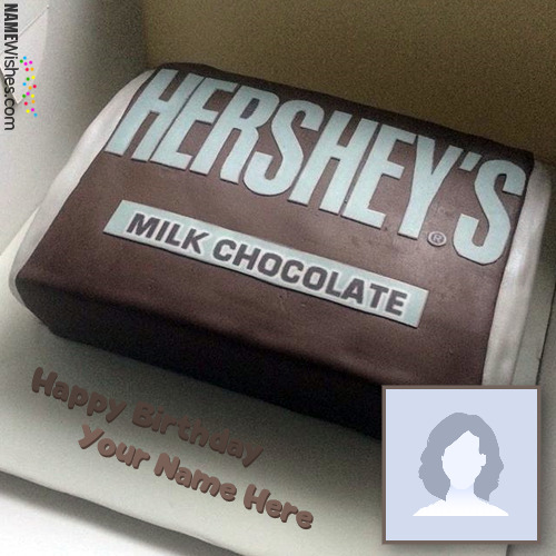 Best Hersheys Chocolate Cake With Name and Pic Edit