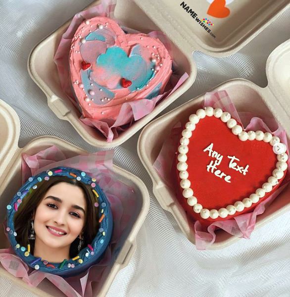 Birthday Cupcakes With Photo and Name