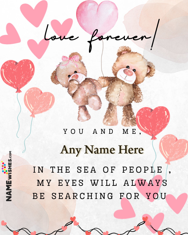 Create Customized Messages with Online Teddy Bear E-Cards
