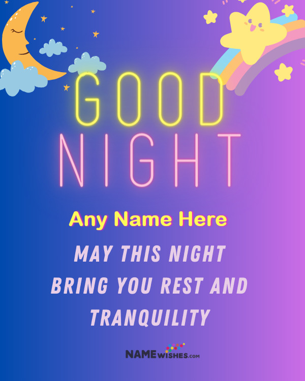Create Personalized Good Night Images with Names