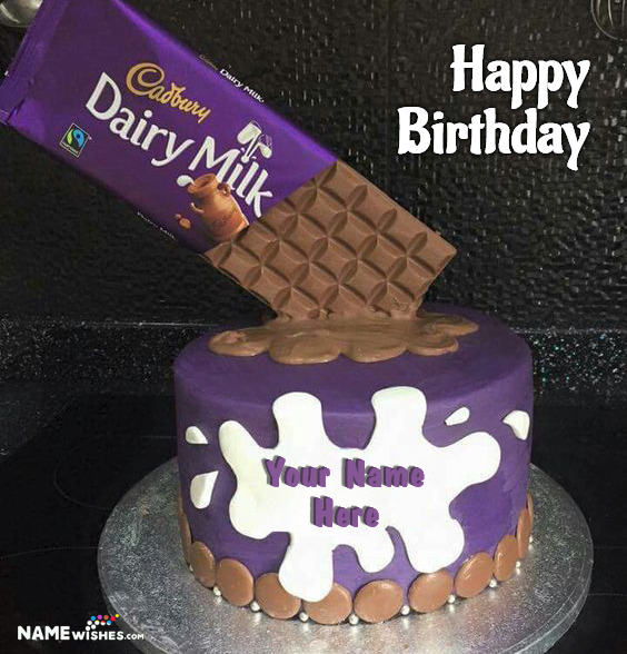 Cadbury Dairy Milk Bar Birthday Cake | Susie's Cakes